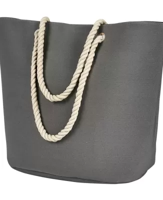 BAGedge BE256 Polyester Canvas Rope Tote GRAY