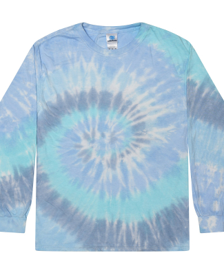 Tie-Dye CD2000 Adult 5.4 oz. 100% Cotton Long-Slee in Lagoon