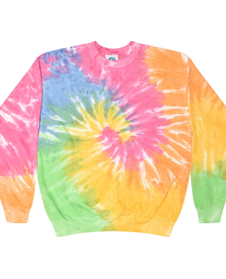 Tie-Dye H8100 Adult 8.5 oz., 80/20 crew neck fleec in Eternity