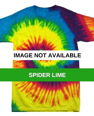 Tie-Dye CD1160 Toddler T-Shirt SPIDER LIME