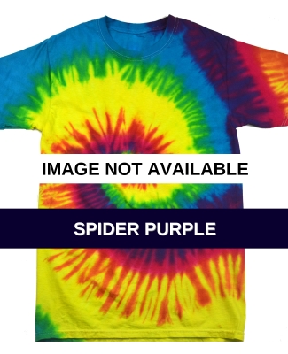 Tie-Dye CD1160 Toddler T-Shirt SPIDER PURPLE
