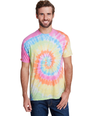 Tie-Dye CD1090 Adult Burnout Festival T-Shirt in Pastel