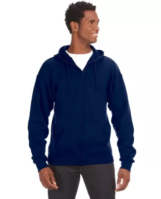 J. America - Premium Full-Zip Hooded Sweatshirt -  NAVY