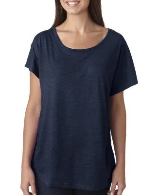 Next Level 6760 Tri-Blend Dolman in Vintage navy