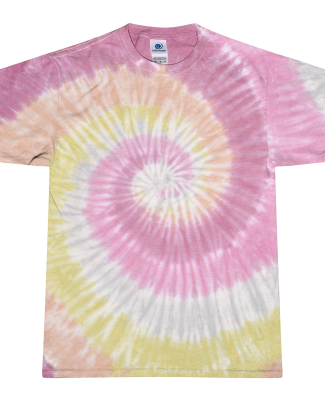 H1000 Tie-Dyes Adult Tie-Dyed Cotton Tee in Desert rose