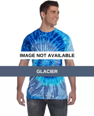 H1000 Tie-Dyes Adult Tie-Dyed Cotton Tee GLACIER