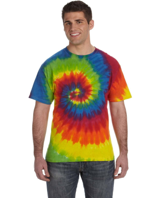 H1000 Tie-Dyes Adult Tie-Dyed Cotton Tee in Moondance