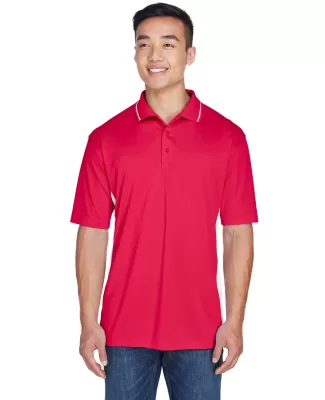 8406 UltraClub® Adult Cool & Dry Sport Two-Tone M RED/ WHITE