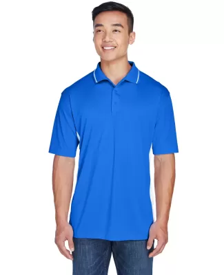 8406 UltraClub® Adult Cool & Dry Sport Two-Tone M ROYAL/ WHITE