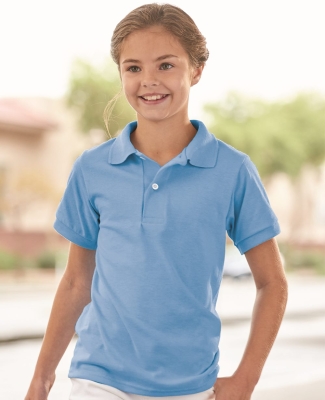 437Y Jerzees Youth 50/50 Jersey Polo with SpotShield® Catalog
