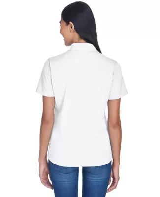 8445L UltraClub Ladies' Cool & Dry Stain-Release P WHITE