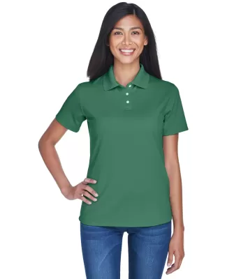 8445L UltraClub Ladies' Cool & Dry Stain-Release P FOREST GREEN