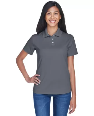 8445L UltraClub Ladies' Cool & Dry Stain-Release P CHARCOAL