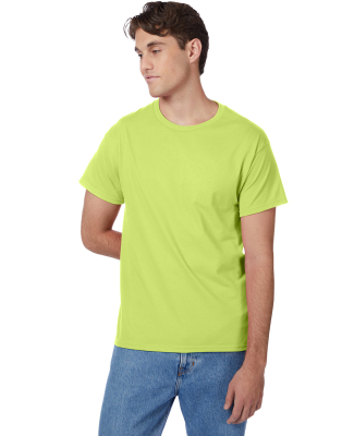 5250 Hanes Authentic Tagless T-shirt in Safety green