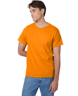 5250 Hanes Authentic Tagless T-shirt in Safety orange