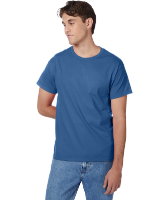 5250 Hanes Authentic Tagless T-shirt in Denim blue