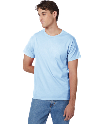 5250 Hanes Authentic Tagless T-shirt in Light blue