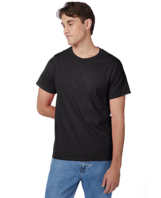 5250 Hanes Authentic Tagless T-shirt in Black