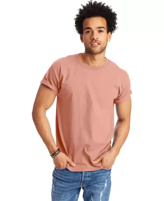 5250 Hanes Authentic Tagless T-shirt in Candy orange