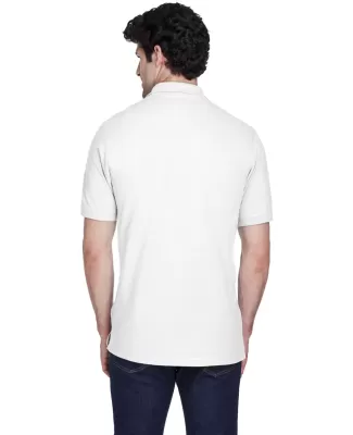 8535T UltraClub® Adult Tall Classic Pique Cotton  WHITE