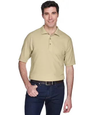 8540 UltraClub® Men's Whisper Pique Blend Polo   PUTTY