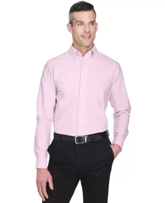 8970 UltraClub® Men's Classic Wrinkle-Free Blend  PINK