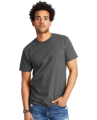 5180 Hanes Beefy-T in Smoke gray