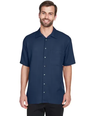 8980 UltraClub® Men's Blend Cabana Breeze Camp Sh NAVY