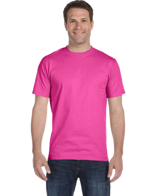 5280 Hanes Heavyweight T-shirt in Wow pink