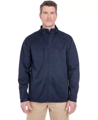 8477 UltraClub® Adult Blend Soft Shell Solid Jack NAVY