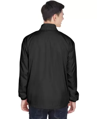 8936 UltraClub® Adult Micro-Polyester Windshirt BLACK