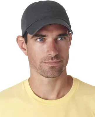 UltraClub 8102 Twill Unconstructed Dad Hat CHARCOAL