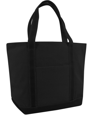 8872 Liberty Bags - 16 Ounce Cotton Canvas Tote in Black/ black