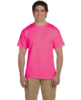 3930R Fruit of the Loom - Heavy Cotton T-Shirt in Retro hth pink