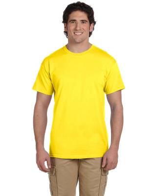 3931 Fruit of the Loom Adult Heavy Cotton HDTM T-S in Yellow