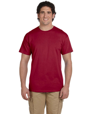 3931 Fruit of the Loom Adult Heavy Cotton HDTM T-S in Cardinal