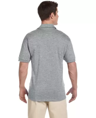 J100 Jerzees Adult Cotton Jersey Polo ATHLETIC HEATHER