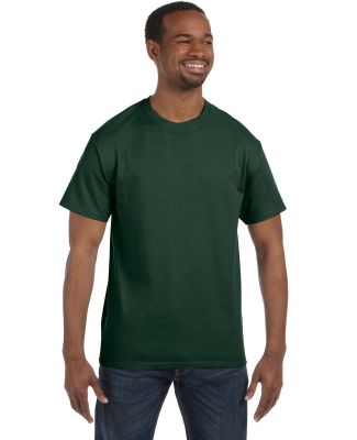 29 Jerzees Adult Heavyweight 50/50 Blend T-Shirt in Forest green