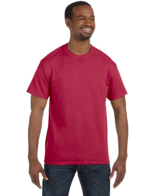 29 Jerzees Adult Heavyweight 50/50 Blend T-Shirt in Vintage hth red