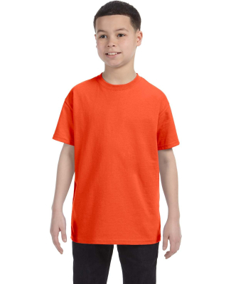 29B Jerzees Youth Heavyweight 50/50 Blend T-Shirt in Burnt orange