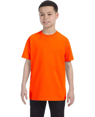 29B Jerzees Youth Heavyweight 50/50 Blend T-Shirt in Safety orange