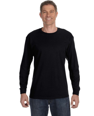 29LS Jerzees Adult Long-Sleeve Heavyweight 50/50 B in Black