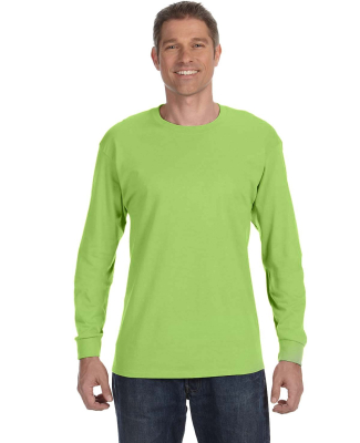 29LS Jerzees Adult Long-Sleeve Heavyweight 50/50 B in Neon green