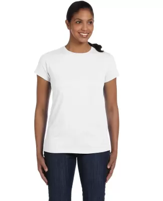 5680 Hanes® Ladies' Heavyweight T-Shirt in White