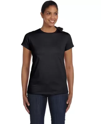 5680 Hanes® Ladies' Heavyweight T-Shirt in Black