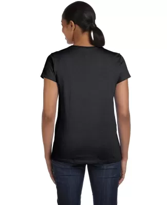 5680 Hanes® Ladies' Heavyweight T-Shirt in Black
