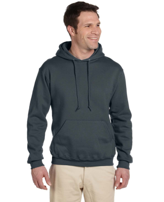 4997 Jerzees Adult Super Sweats® Hooded Pullover  in Black heather