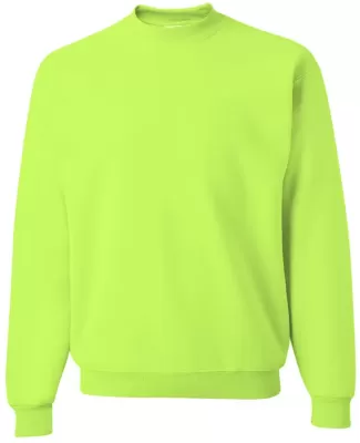 562 Jerzees Adult NuBlend® Crewneck Sweatshirt SAFETY GREEN