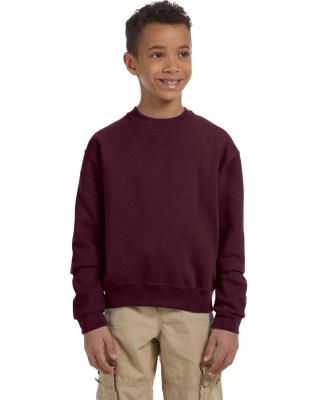 562B Jerzees Youth NuBlend® Crewneck 50/50 Sweats in Maroon