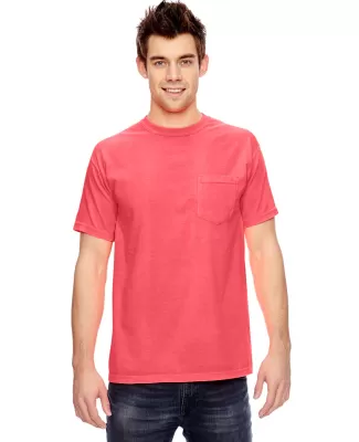 6030 Comfort Colors - Pigment-Dyed Short Sleeve Sh in Neon red orange